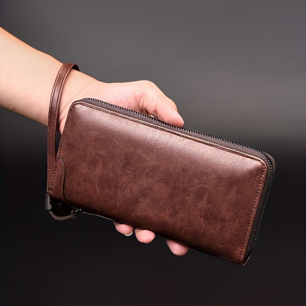 Cartera de mano con cremallera RFID Holden