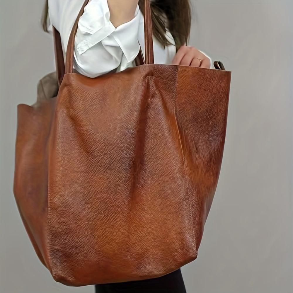 Suavidad retro de Renée | Bolso tote de gran capacidad