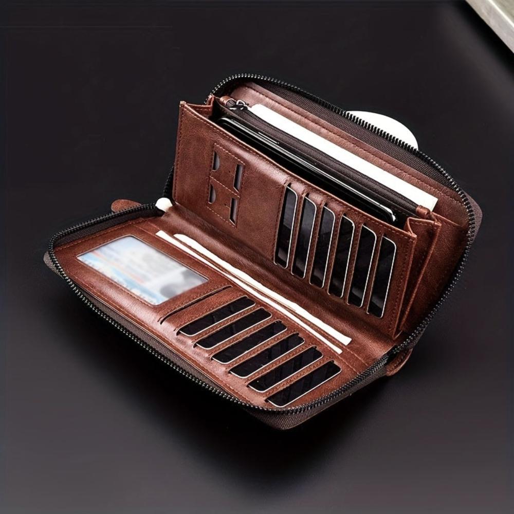 Cartera de mano con cremallera RFID Holden