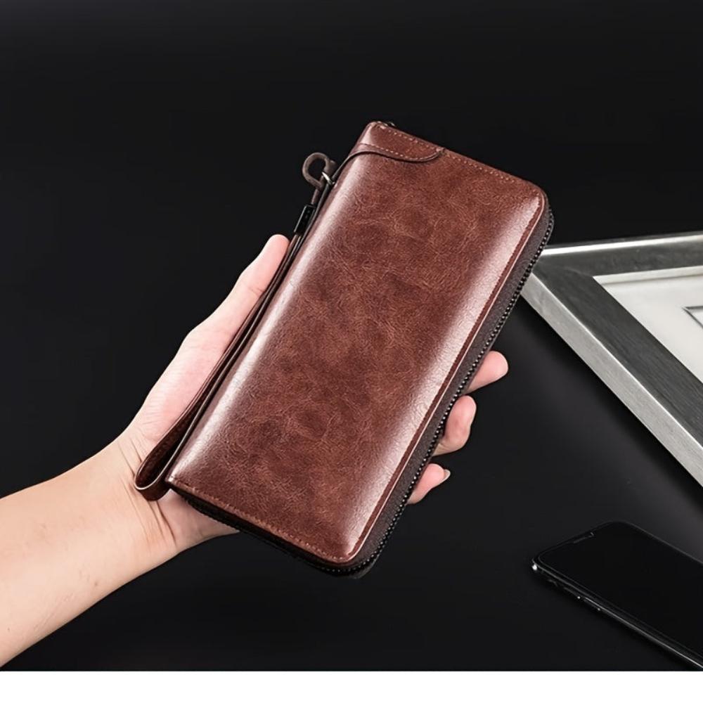 Cartera de mano con cremallera RFID Holden