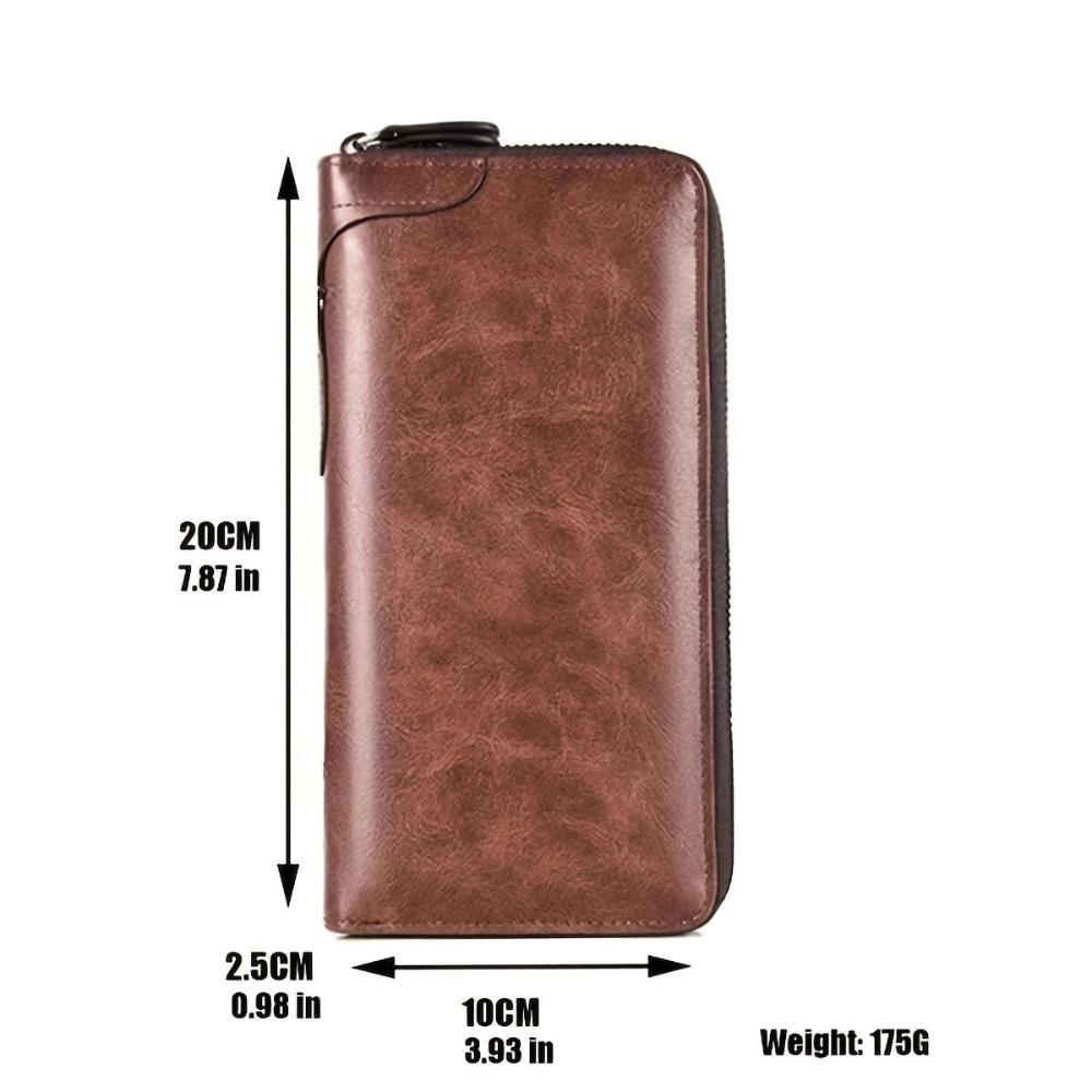 Cartera de mano con cremallera RFID Holden