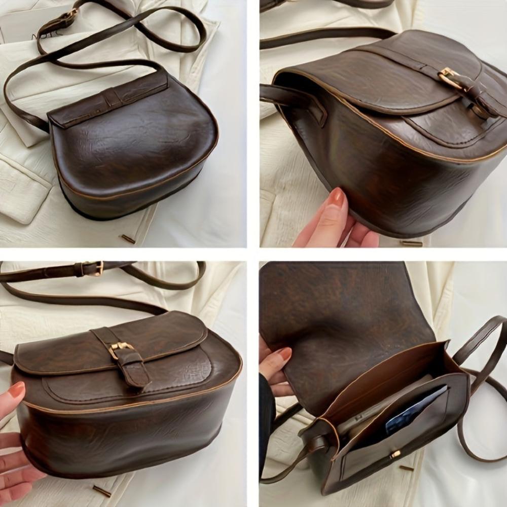 Bolso bandolera clásico Evelyn Saddle