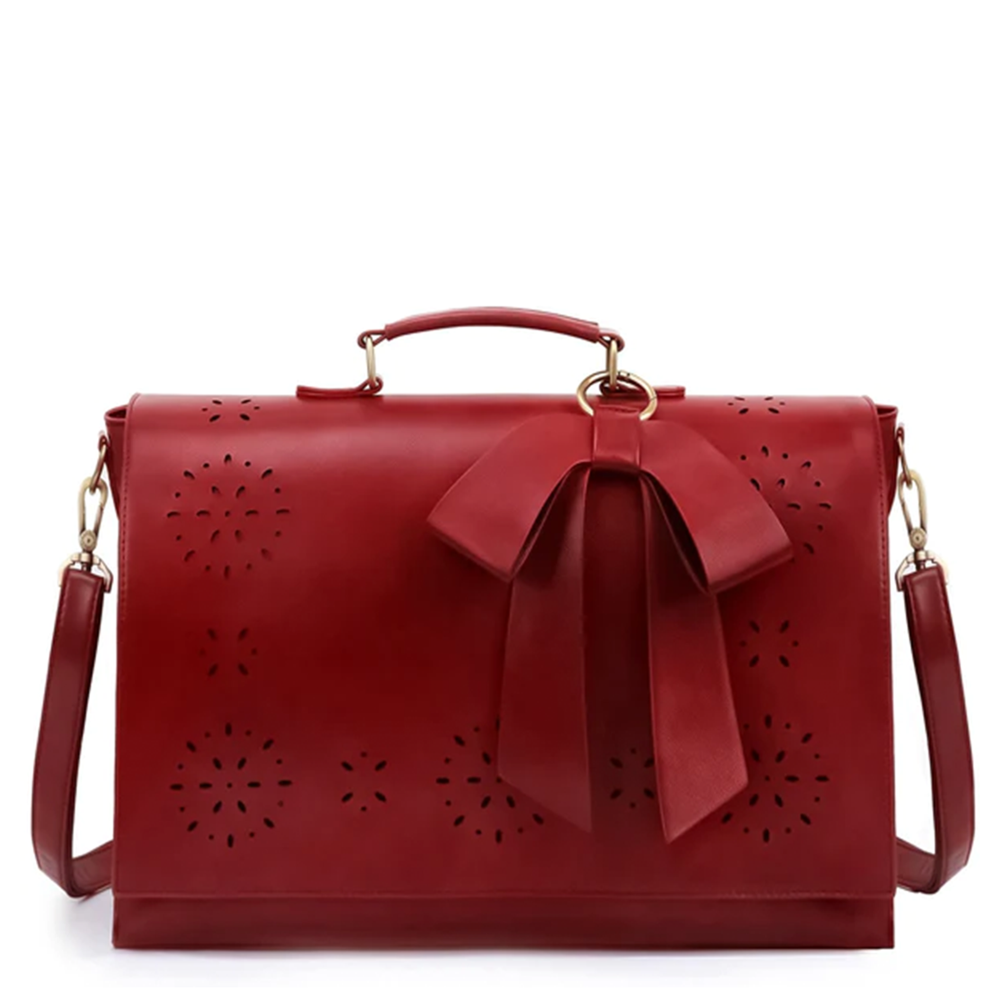 Elegante bolso tipo cartera con pajarita de Grace