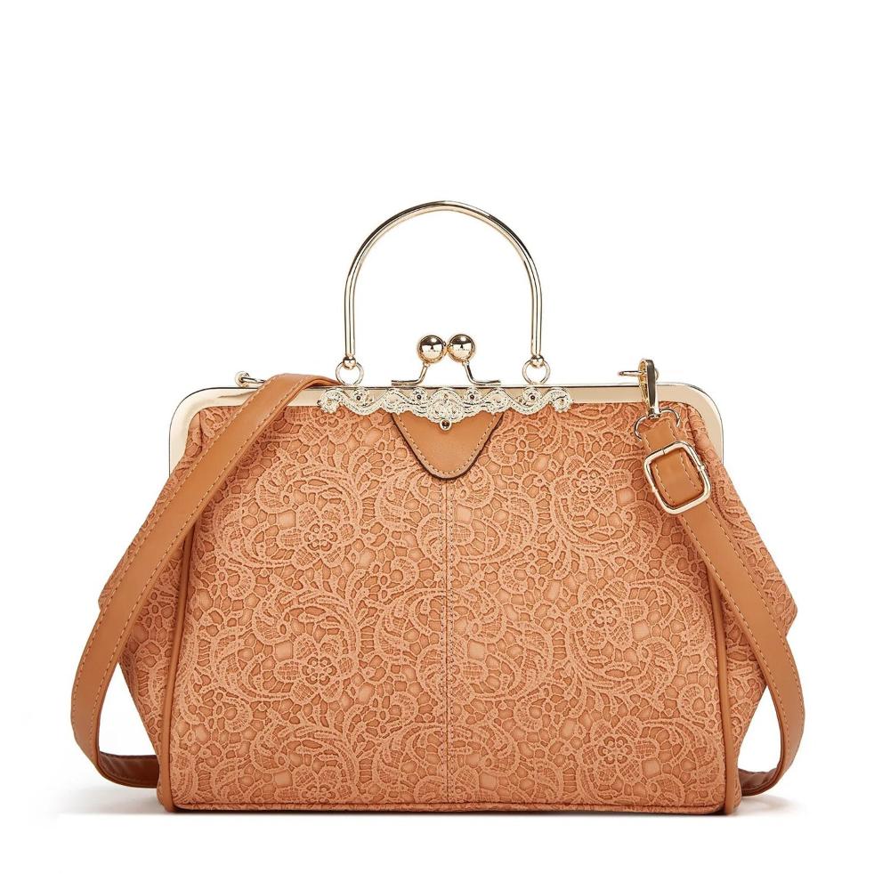 Bolso vintage con cierre de beso