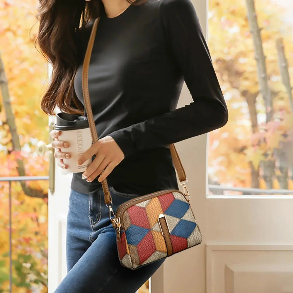 Minibolso bandolera Luna Patchwork
