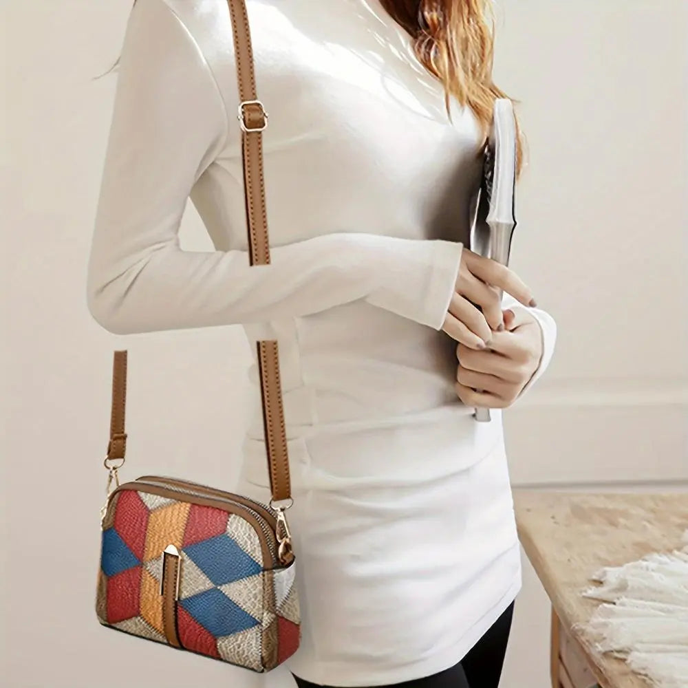 Minibolso bandolera Luna Patchwork