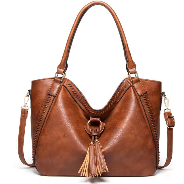 La elegante sofisticación de Nellie | Bolso de hombro de piel