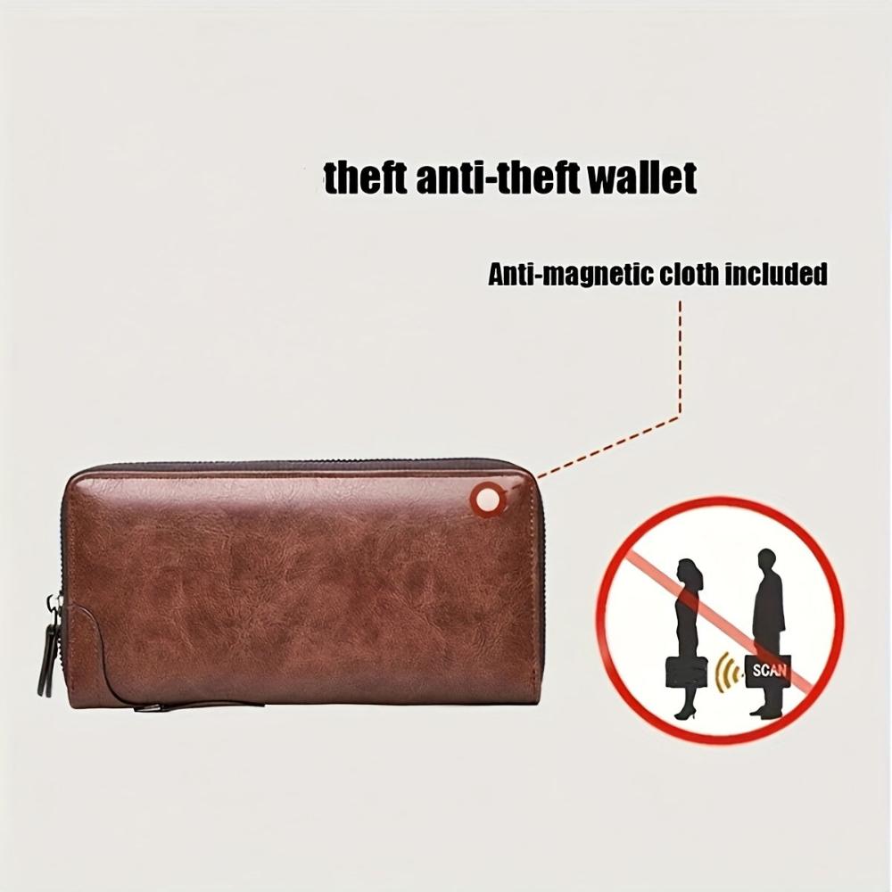 Cartera de mano con cremallera RFID Holden