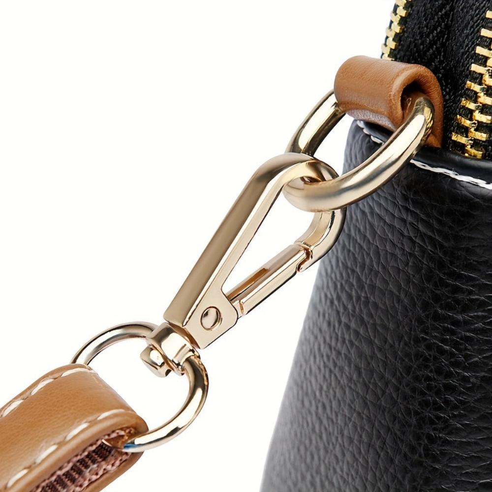 Bolso bandolera con relieve Mila Litchi
