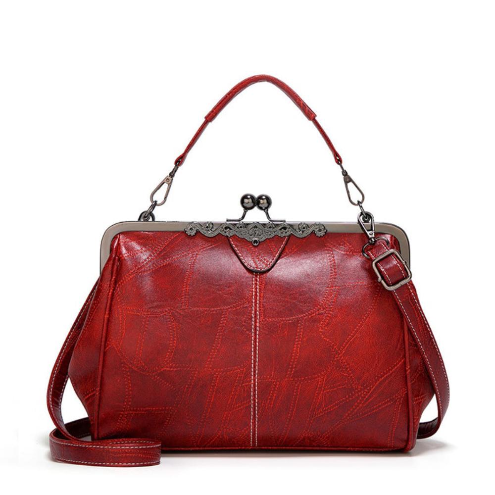 Bolso vintage con cierre de beso
