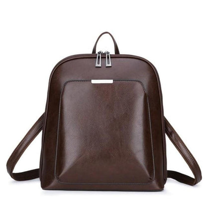 Mochila clásica con doble cremallera: diseño elegante
