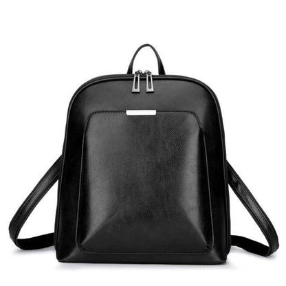 Mochila clásica con doble cremallera: diseño elegante