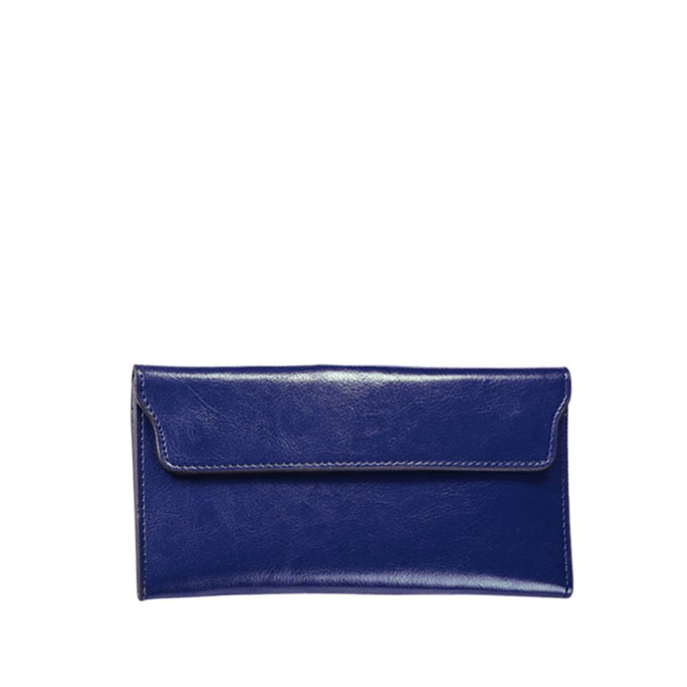 Cartera clásica plegable con solapa magnética