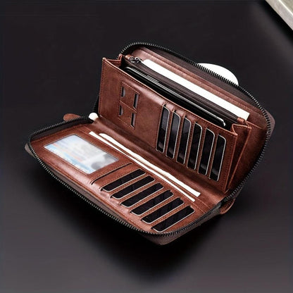 Cartera de mano con cremallera RFID Holden