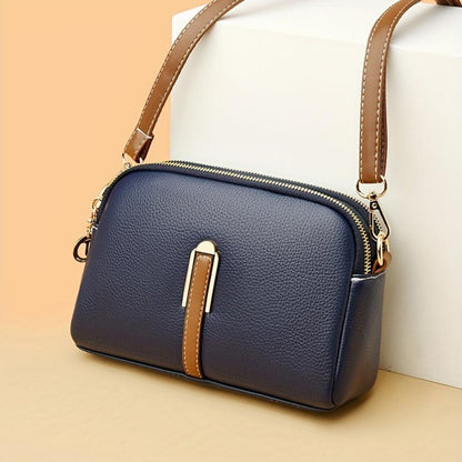 Bolso bandolera con relieve Mila Litchi