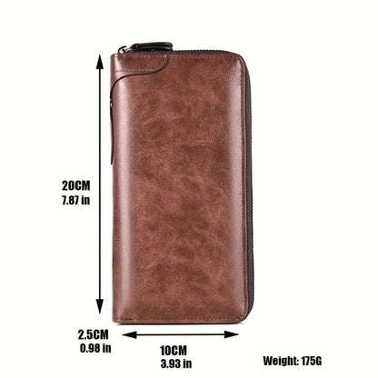Cartera de mano con cremallera RFID Holden