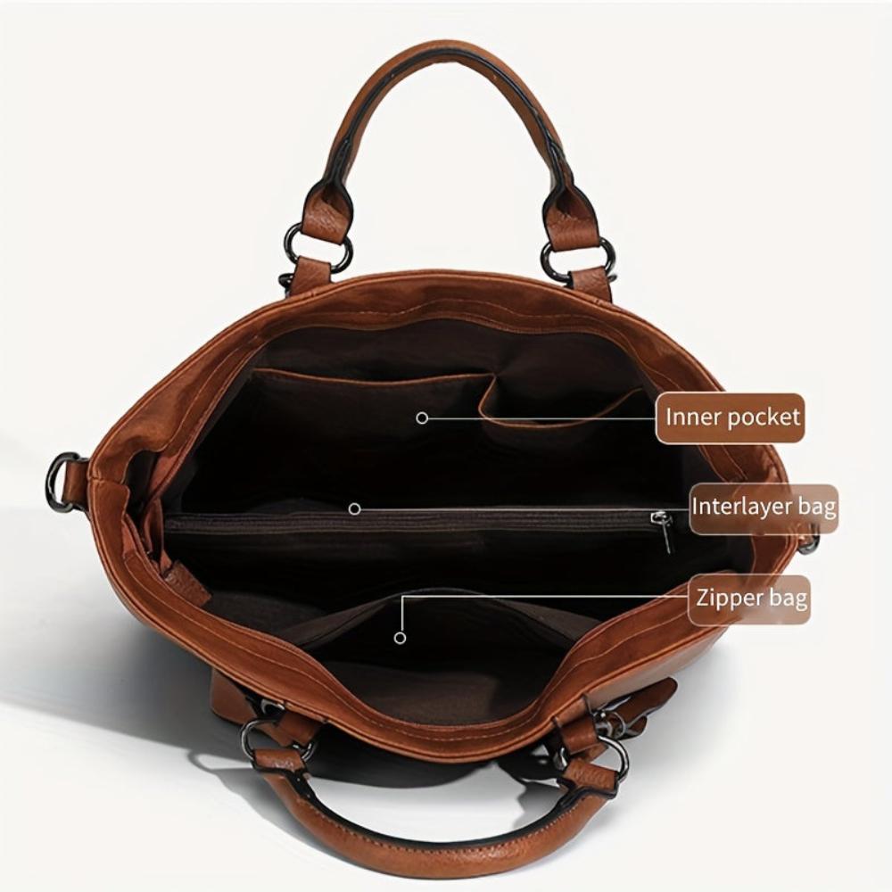 Elegancia clásica de Charlotte | Bolso tote vintage