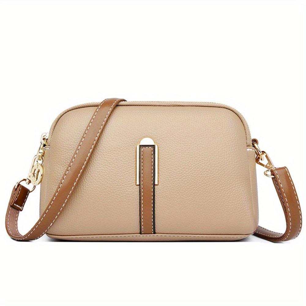 Bolso bandolera con relieve Mila Litchi