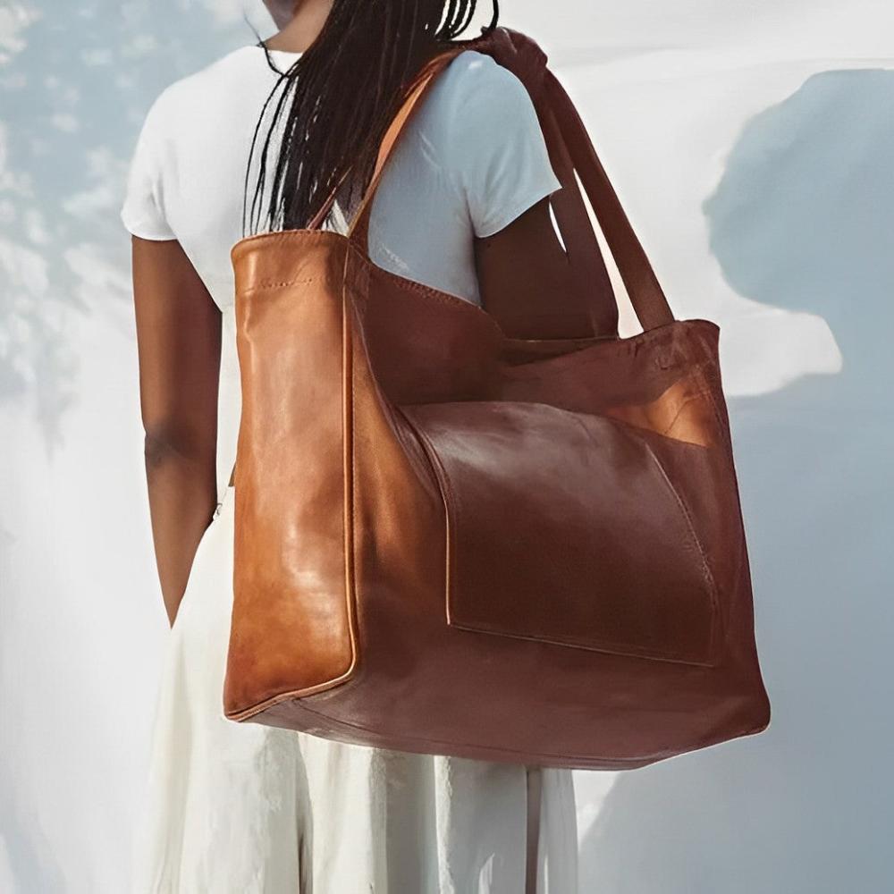 Bolso de hombro vintage con dije de Aurora 