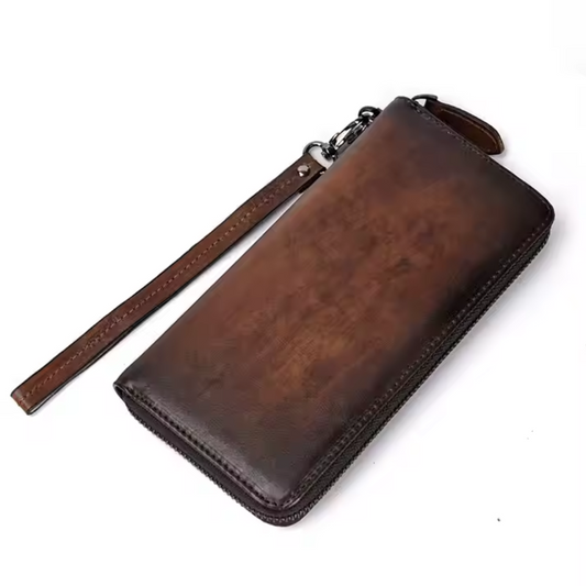 Cartera de mano con cremallera RFID Holden
