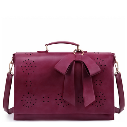 Elegante bolso tipo cartera con pajarita de Grace