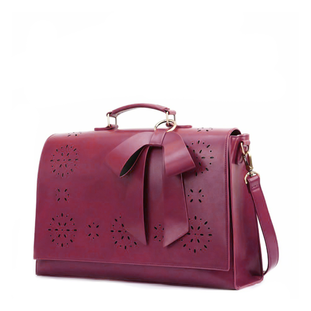 Elegante bolso tipo cartera con pajarita de Grace