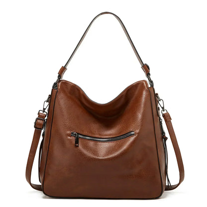 Charm vintage de Muriel | Bolso de hombro de cuero