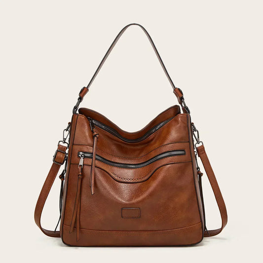 Charm vintage de Muriel | Bolso de hombro de cuero