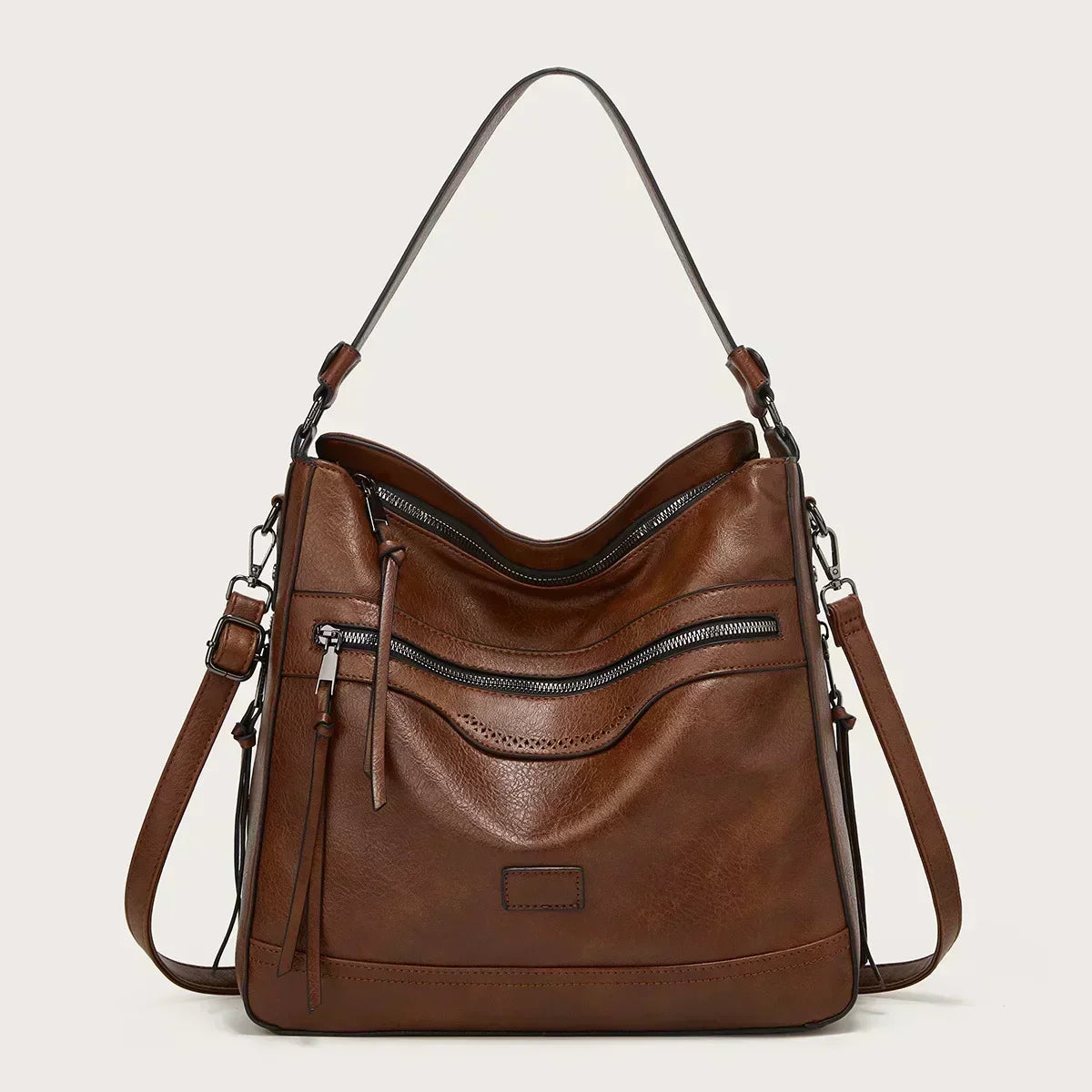 Charm vintage de Muriel | Bolso de hombro de cuero