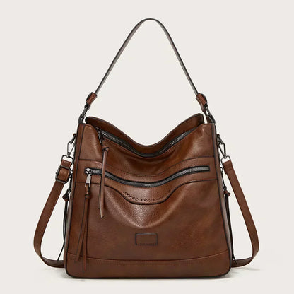 Charm vintage de Muriel | Bolso de hombro de cuero