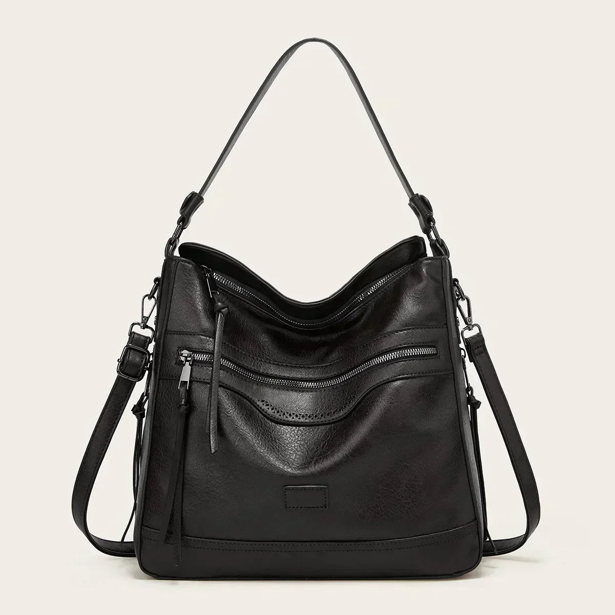 Charm vintage de Muriel | Bolso de hombro de cuero