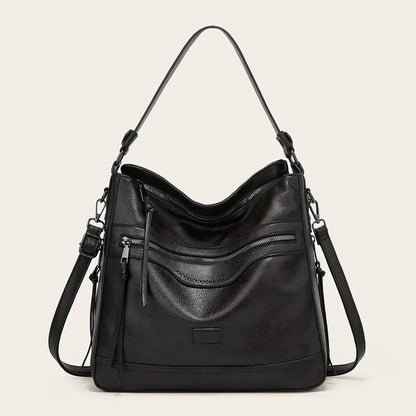 Charm vintage de Muriel | Bolso de hombro de cuero