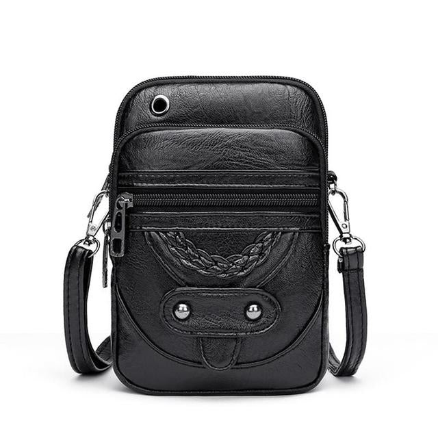 La elegancia vintage de Vellana | Bolso bandolera de cuero