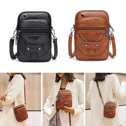 La elegancia vintage de Vellana | Bolso bandolera de cuero