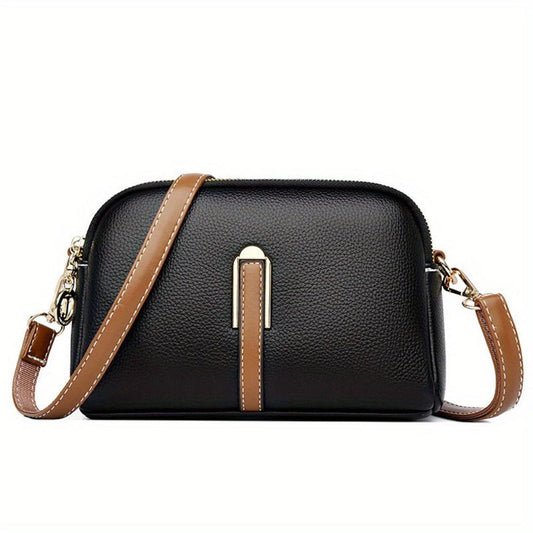 Bolso bandolera con relieve Mila Litchi