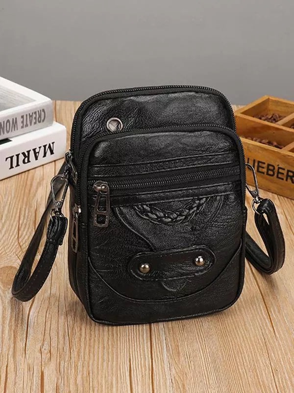 La elegancia vintage de Vellana | Bolso bandolera de cuero