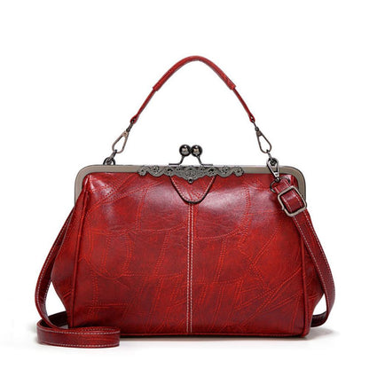 Bolso vintage con cierre de beso