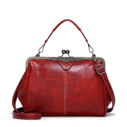 Bolso vintage con cierre de beso